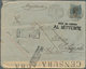 08234 China - Incoming Mail: 1916, Brazil To Peking Transit Blocked In Italy Due To WWI: 500 R. (RC) Tied - Sonstige & Ohne Zuordnung