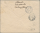 08257 China - Besonderheiten: German Offices, Forerunners, Crown/eagle 20 Pf. Blue Tied "KDPA SHANGHAI 20/ - Sonstige & Ohne Zuordnung