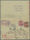 08276 China - Besonderheiten: Incoming Mail, 1908, Germany, Letter Card 10 Pf. Uprated 10 Pf. "FULDA 22.3. - Autres & Non Classés