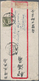 08285 China - Besonderheiten: 1926, Junk 4 C. Two Single Franks Canc. "PIKOW" (Kansu) Via "WANHSIEN" To Pe - Sonstige & Ohne Zuordnung