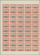 Delcampe - 08382 Dubai: 1963, Airmail Definitives "Falcon", 20np. To 1r. Imperforate, Complete Set Of Eight Values, S - Dubai