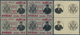 08391 Dubai: 1964, Death Anniversary Of John F. Kennedy 1¼r. Three Vertical Pairs With ERRORS Incl. Double - Dubai