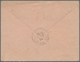 08406 Französisch-Indien: 1903, 0,15 F On 25 C Black/rose Stationery Envelope, Uprated With 0,15 F On 25 C - Lettres & Documents