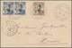 08432 Französisch-Indochina: 1908. Envelope Addressed To Hanoi Bearing Indo-China SG 52, 2c Brown And SG 5 - Lettres & Documents