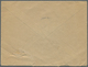 08438 Französisch-Indochina: 1913, 10 Cent. Stat. Envelope With Blue "POSTE RURAL PROVINCE DE QUANG / FUNG - Briefe U. Dokumente