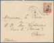 08439 Französisch-Indochina: 1915. Envelope Addressed To France Bearing Indo-China SG 55, 10c Scarlet Tied - Lettres & Documents