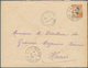 08445 Französisch-Indochina: 1923. Postal Stationery Envelope 4c Orange Addressed To Hanoi Cancelled By 'P - Briefe U. Dokumente