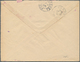 08445 Französisch-Indochina: 1923. Postal Stationery Envelope 4c Orange Addressed To Hanoi Cancelled By 'P - Lettres & Documents