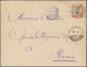 08446 Französisch-Indochina: 1923. Postal Stationery Envelope 4c Orange Addressed To Hanoi Cancelled By 'P - Lettres & Documents