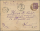 08459 Französisch-Indochina: 1929. Postal Stationery Envelope 5c Violet Addressed To Hanoi Cancelled By 'K - Briefe U. Dokumente