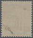 08490 Französisch-Indochina - Paketmarken: 1891, 10c. Black On Lilac Surcharged By Vermillion Handstamp, F - Portomarken