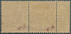 08500 Französisch-Indochina - Postämter In Südchina: 1906, Mong-Tzeu. Horizontal Pair 50c Brown With Rever - Sonstige & Ohne Zuordnung