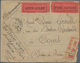 08507 Französisch-Indochina - Postämter In Südchina: 1919, French P.O. CANTON, 11 X 16 CENTS On 40 C Brown - Sonstige & Ohne Zuordnung