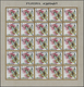 Delcampe - 08512 Fudschaira / Fujeira: 1967, Butterflies, Imperforate Issue, 1dh. To 5r., Complete Set Of 27 Values E - Fujeira