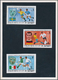 08532 Fudschaira / Fujeira: 1970, Football World Championship Mexico Complete Set In Imperf. PROOFS Affixe - Fudschaira