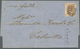 08566 Hongkong: 1865, QV 8 C. Tied "B62" To Entire Folded Letter To Calcutta W. Dateline "22 June 1870", O - Autres & Non Classés