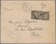 08570 Hongkong: 1888. Stamp-less Envelope (roughly Opened) Written From The French Consulate In Hong Kong - Autres & Non Classés