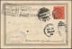 08571 Hongkong: 1891, QV 10 C. Violet On Red Tied "HONG KONG C SP 17 98" To Ppc "Greetings From Hong-Kong" - Autres & Non Classés