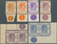 08584 Hongkong: 1938/1948, KGVI Definitives 14 Different Stamps With Many In Pairs Or Blocks/4 And Larger - Autres & Non Classés