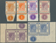 08584 Hongkong: 1938/1948, KGVI Definitives 14 Different Stamps With Many In Pairs Or Blocks/4 And Larger - Sonstige & Ohne Zuordnung