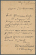 08611 Hongkong - Ganzsachen: 1901, Card QV 4 C./3 C. ("reply" Deleted) Canc. "Imp. German Navy Mails No. 4 - Entiers Postaux
