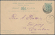 08615 Hongkong - Ganzsachen: 1904/12, Card QV 1 C. Question Part, Canc. "VICTORIA 22 JY 04" To Taiping Via - Entiers Postaux