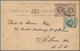 08622 Hongkong - Besonderheiten: Kowloon Branch: 1902, Card KEVII 1 C. Uprated 1 C., 2 C. Canc. Two Strike - Sonstige & Ohne Zuordnung