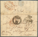 08626 Indien - Vorphilatelie: 1816 MADRAS CROWN SHIP LETTER INTAGLIO HANDSTAMP: Entire Letter From Madras - ...-1852 Préphilatélie