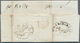 08631 Indien - Vorphilatelie: 1823: "NEW ANCHORAGE/POST OFFICE" Double Oval Handstamp In Black (Gile No.1) - ...-1852 Vorphilatelie