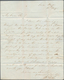 08631 Indien - Vorphilatelie: 1823: "NEW ANCHORAGE/POST OFFICE" Double Oval Handstamp In Black (Gile No.1) - ...-1852 Vorphilatelie