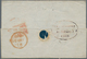 08661 Indien - Vorphilatelie: 1848: Oval Datestamp "TRICHINOPOLY/1848 FEBRUARY 7/FREE" In Red (Giles No.13 - ...-1852 Vorphilatelie