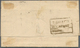 08691 Indien: 1856 Entire From Bombay To Broach Insufficiently Franked By 1854 1a. Red Only, Cancelled By - Sonstige & Ohne Zuordnung