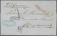 08701 Indien: 1861, Bombay To Bordeaux With Red INDIA PAID For Domestic Postage Rate. Took The Following R - Autres & Non Classés
