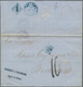 08708 Indien: 1868, Folded Letter From CALCUTTA Via Bombay With "CULCUTTA INDIA UNPAID" Mark Via Suez To B - Sonstige & Ohne Zuordnung