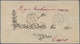 08711 Indien: 1872 Cover From Bombay To Cairo, Egypt Via Suez, Franked On The Reverse By Eleven ½a. Pale B - Sonstige & Ohne Zuordnung