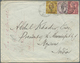 08722 Indien: 1890/1896 PERFIN "K & Co.": Two Different Covers Franked With Indian/Great Britain Stamps Wi - Autres & Non Classés