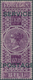 08750 Indien - Dienstmarken: 1866, Official Government Imitation Of A COMPLETE EXAMPLE Of 8a Purple With ' - Timbres De Service