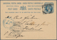 08758 Indien - Used Abroad: ADEN 1896 - Destination FINLAND: Indian P/s Card 1½a. Blue Used From Aden To H - Sonstige & Ohne Zuordnung
