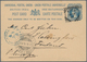 08758 Indien - Used Abroad: ADEN 1896 - Destination FINLAND: Indian P/s Card 1½a. Blue Used From Aden To H - Autres & Non Classés