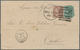 08765 Indien - Used Abroad: Burma 1877: Envelope Addressed To Cadiz Bearing India SG 58, 1a Brown And SG 6 - Autres & Non Classés