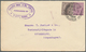 08768 Indien - Used Abroad: 1925 BURMA: Forwarded Cover From Bassein To Copenhagen, Denmark Franked With I - Sonstige & Ohne Zuordnung