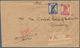 08773 Indien - Used Abroad: 1948 NEPAL: Two Different And Scarce Registered Covers To The U.S.A./Great Bri - Autres & Non Classés