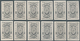 08798 Indien - Feudalstaaten: HYDERABAD-Fiscals 1913: Foreign Bill Complete Set Of 12 Up To 24r. As Imperf - Autres & Non Classés