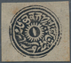 08803 Indien - Feudalstaaten: JAMMU & KASHMIR 1874-76 Special Printing 4a. Deep Black, Cut Square With Wid - Autres & Non Classés