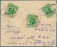 08819 Indien - Feudalstaaten: MORVI 1934: Two Postal Stationery Envelopes, 6p. Dark Green On Laid Paper An - Sonstige & Ohne Zuordnung