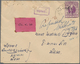 08820 Indien - Feudalstaaten: MORVI 1936: Two Registered Covers From Morvi City, One Franked On Back By 19 - Sonstige & Ohne Zuordnung