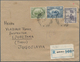 08847 Irak: 1929, 1/2 A Olive-green, 3 A Grey-blue And 4 A Violet, Mixed Franking On Registered "O.H.M. Se - Iraq