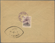 08904 Iran: 1904, Cover Bearing On Reverse 9c. / 1k. Violet Tied By Violet "ISPAHAN" Cds., To Chiraz With - Iran