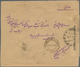 08925 Iran: 1919, Three Covers Bearing 1919 Provisoire Overprints, Cancellations Of Anar, Azvin And Tehera - Iran