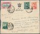 08947 Iran: 1949, 10 R. Carmine Blueishgreen On Cover Showing Variety Broken "I", Addressed To Washington, - Iran